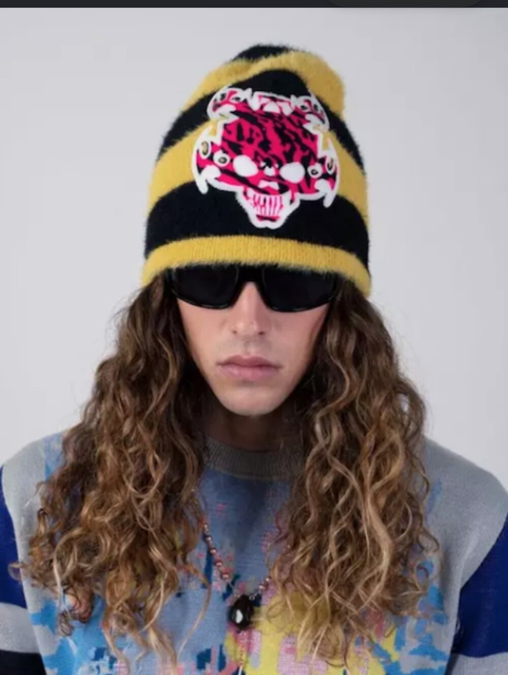 Heaven By Marc Jacobs Bladee Sad Boys Drain Gang Yellow Beanie